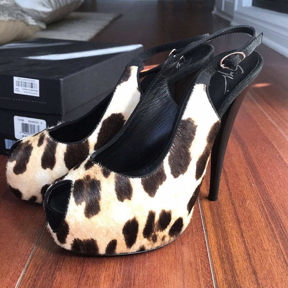 Giuseppe Zanotti Monro Leopard Print - Pumps